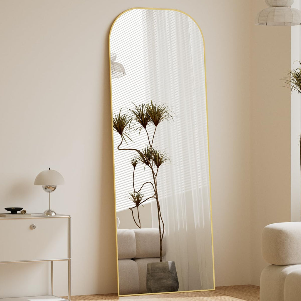 Full Length Mirror, 56"x21" Mirror Full Length with Stand