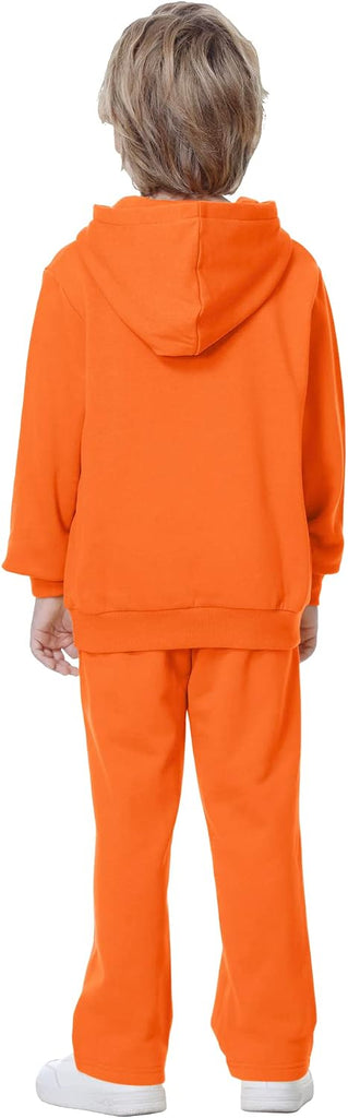 Fleece Kids Zip Up Hoodie Boys Girls Full Zip Hooded Sweatshirt
