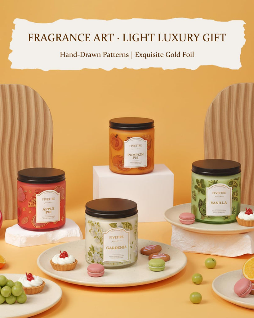 Fig Tree Odor Eliminating Candle, 13 oz, Natural Soy Wax, 2-Wick