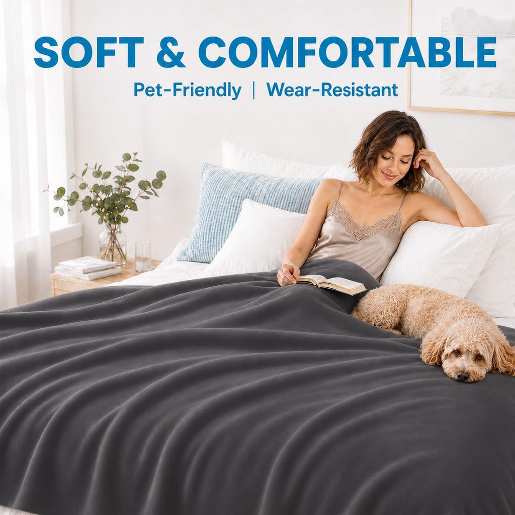 Cooling Comforter Queen Size Cooling Blanket Double-Sided Cool Comforter for Night Sweats Hot Sleepers Lightweight