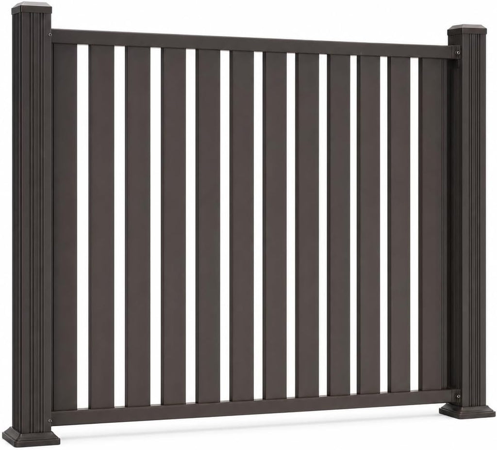 Metal Fence Panels, Aluminum Alloy Customizable Fence Panels for Courtyard Boundaries, 20 * 80