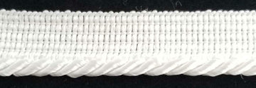 Small Twisted Cord w/Lip Piping Trimming - 8 Yards - Many Colors! (White)
