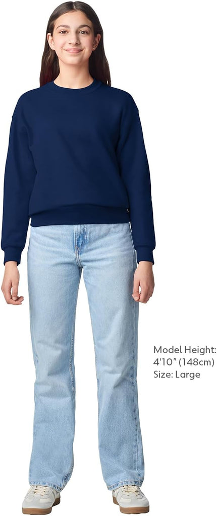 Kids' Fleece Crewneck Sweatshirt, Style G18000b