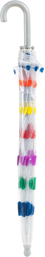 Kids Lightweight Dome Canopy Bubble Umbrella with Wind and Rain Protection