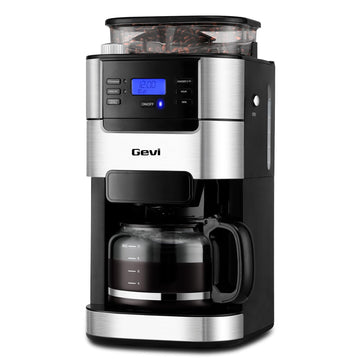 All In One 10-Cup Grind & Brew Coffee Maker with Built-In Burr Grinder