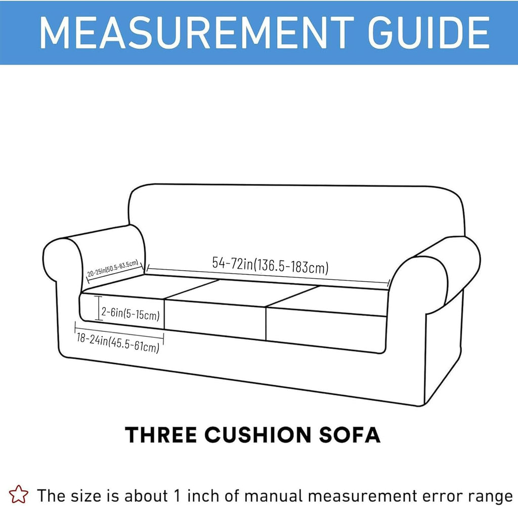 Waterproof Couch Cushion Covers for Pets, Non Slip Sofa Seat Cover