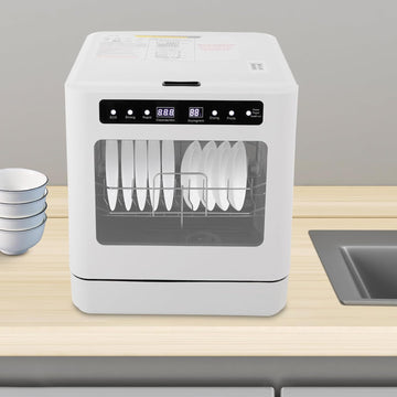 6.8L Countertop Dishwasher,Portable Mini Dishwasher Countertop