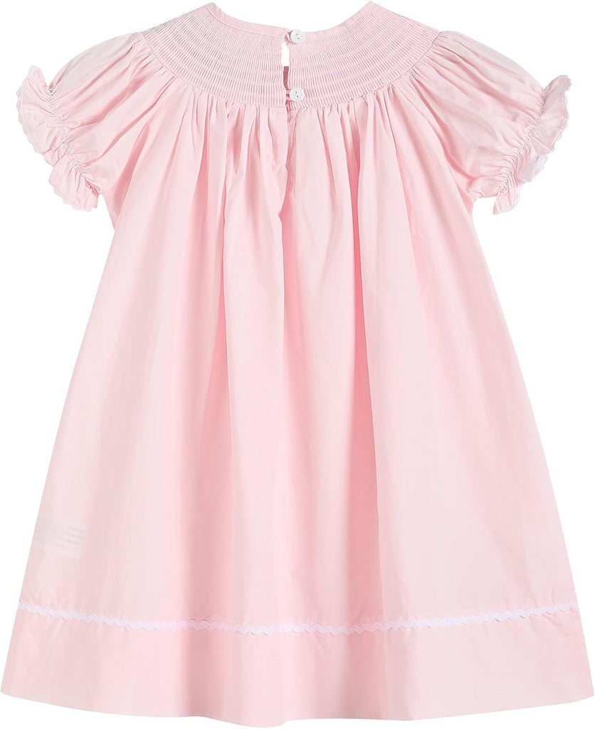 Baby and Girls Smocked Bishop Dress