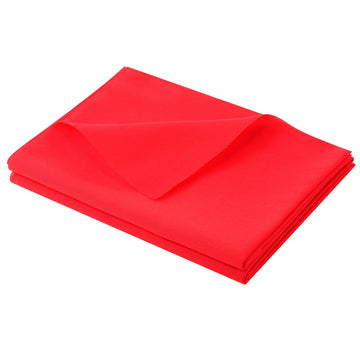 Poly Cotton Fabric Broadcloth for Sewing, 1.6 Yard X 1 Yard, Red