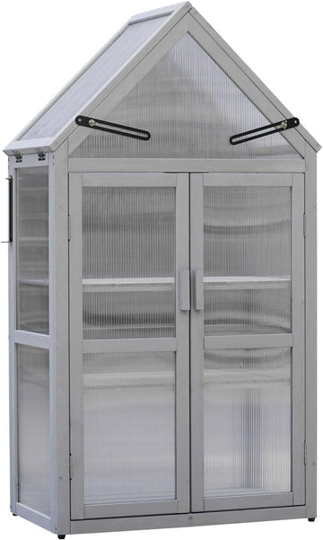 Mini Greenhouse Kit - Outdoor Plant Stand, Plant Stand Indoor, Green Houses for Outside, Indoor Garden & Patio
