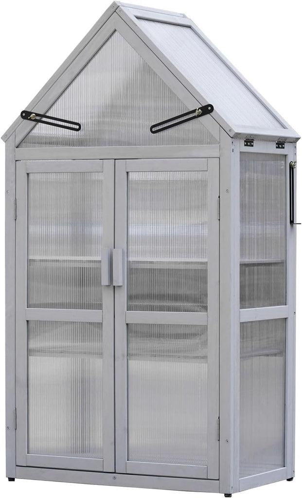 Mini Greenhouse Kit - Outdoor Plant Stand, Plant Stand Indoor, Green Houses for Outside, Indoor Garden & Patio