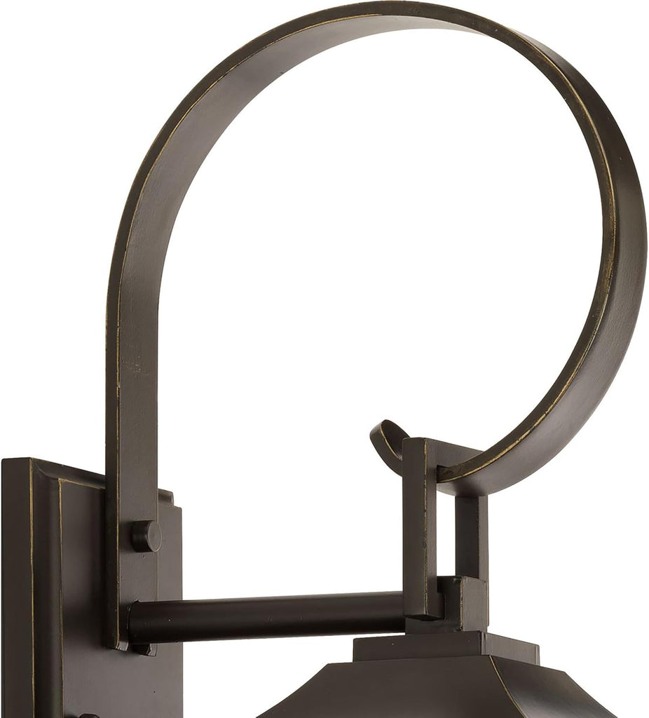 Gibbes Street 3-Light Outdoor Wall Lantern with Clear Beveled Glass - Antique Bronze
