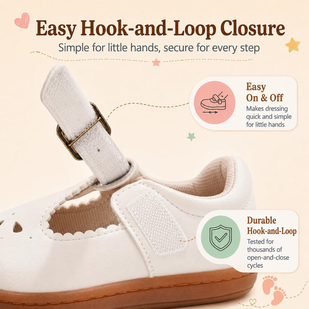 Toddler Girls Wide Mary Jane Dress Shoes