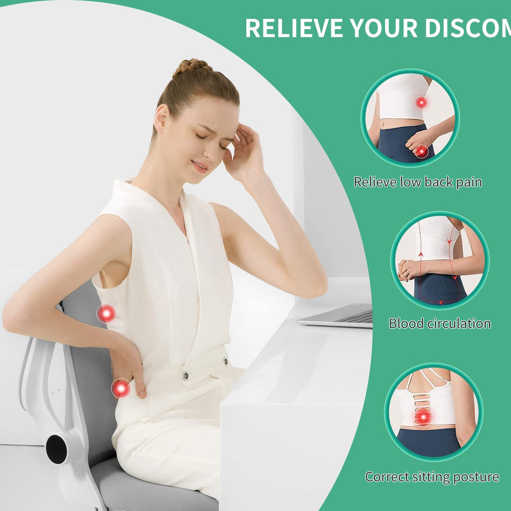 Lumbar Support Pillow Chair Back Support Pillow for Chair Car Seat Back Support Ergonomic Back Chair Pillow Desk