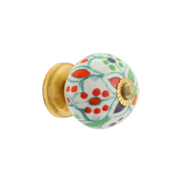 Drawer Knobs - Countryside Boho Ceramic Dresser Pull Handle Kitchen Cabinets Cupboard Wardrobe Knob Farmhouse Decor