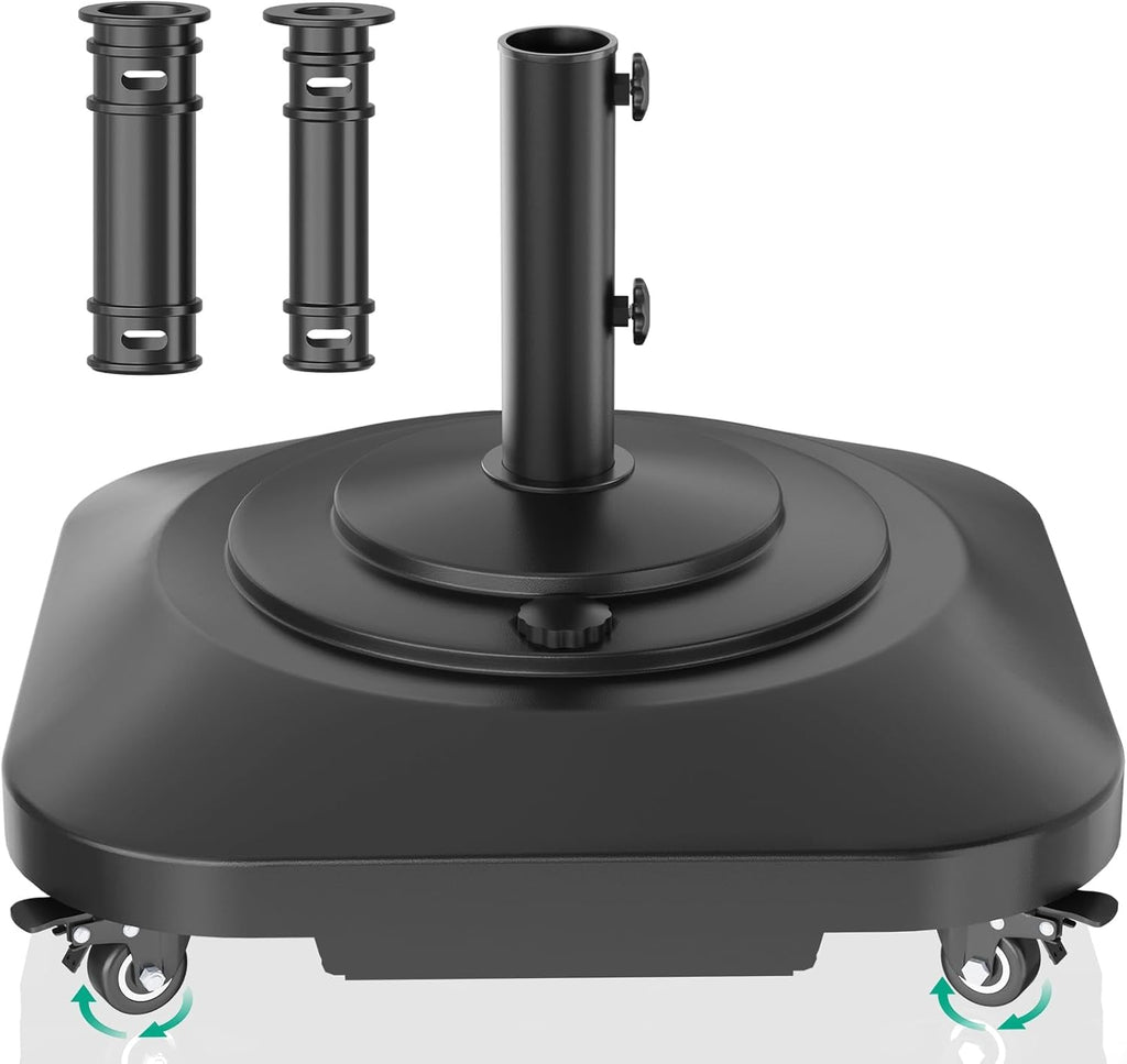 Extra Large Fillable Umbrella Base with 5 Wheels