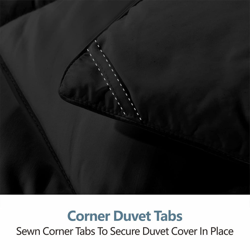 Soft Comforter Queen Size Duvet Insert-Lightweight Down Alternative Comforter with Corner Tabs-Fluffy & Breathable &