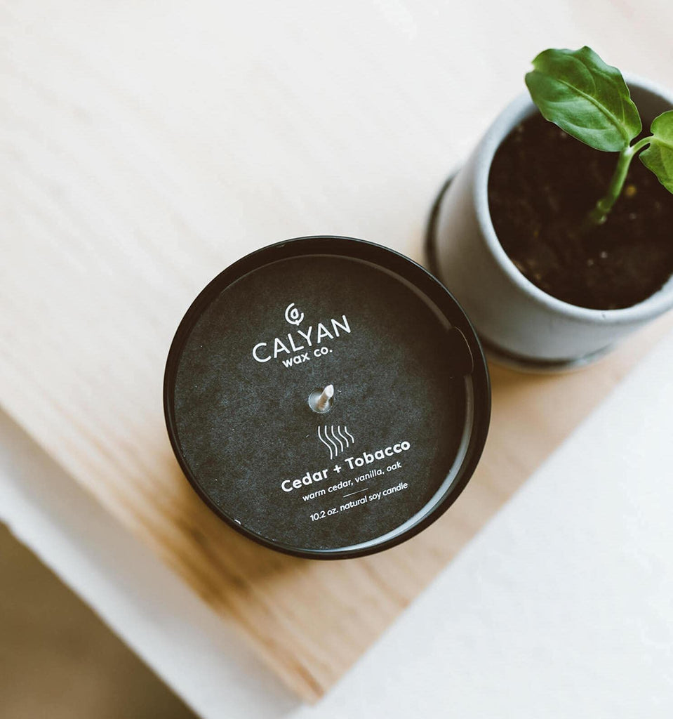 Cedar & Tobacco Scented Candle - 75 Hour Burn