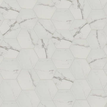 Hexley Marbello 9 x 10in. Matte Porcelain Hexagon Floor & Wall Tile
