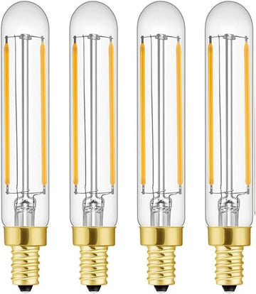 T20 T6 Small LED Bulb Long Filament 2W Equal 25 Watt E12 Candelabra Edison Tubular LED Light Bulb Dimmable 2700K Warm
