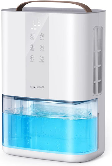 Large Dehumidifiers for Home, 96oz Dehumidifier for Bathroom with Auto Shut-off Auto Defrost