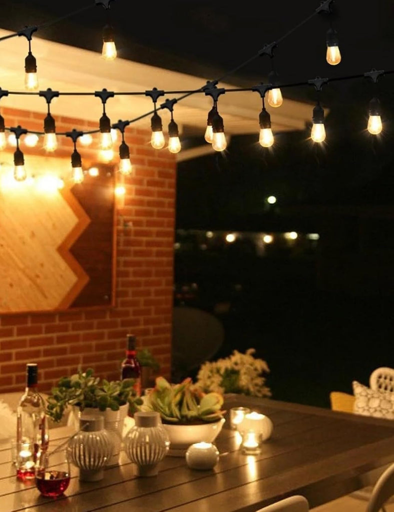 Outdoor String Lights for Outside 200 FT Waterproof Commercial Grade