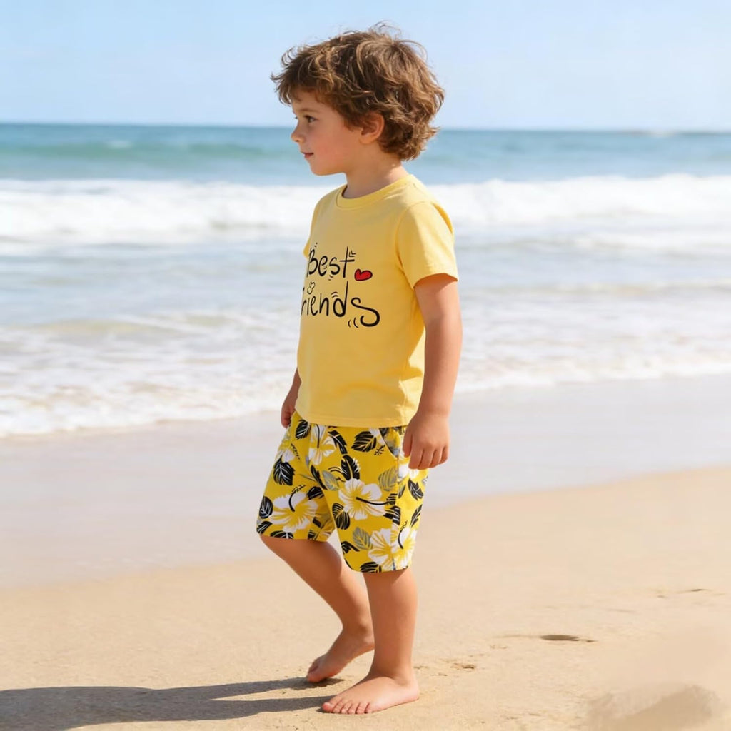 Boy Summer Clothes Toddler Outfits Kids Cotton Short Sets