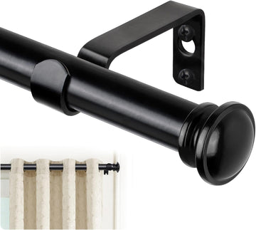 Curtain Rod, Telescoping Splicing 3/4 Drapery Rods for Windows