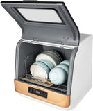 3-in-1 Countertop Dishwasher, Mini Portable Dishwasher with 360° Rotating Spray