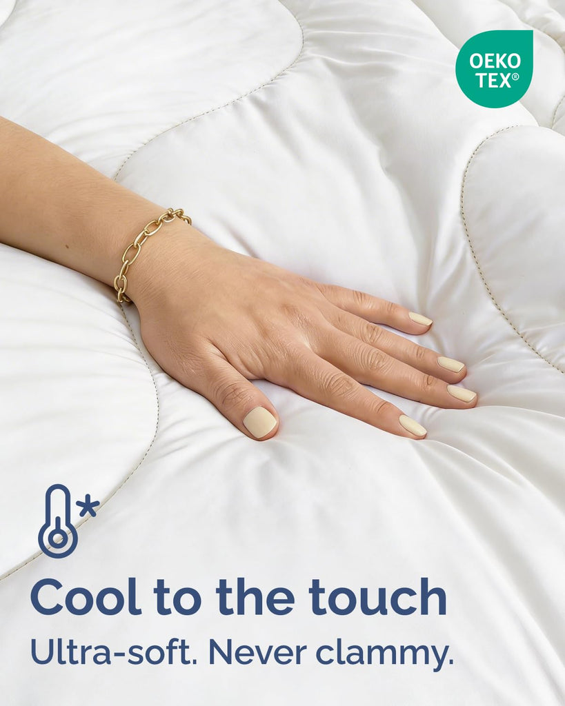 CGK Cooling Comforter King - Summer Blanket - 104x90 (White)