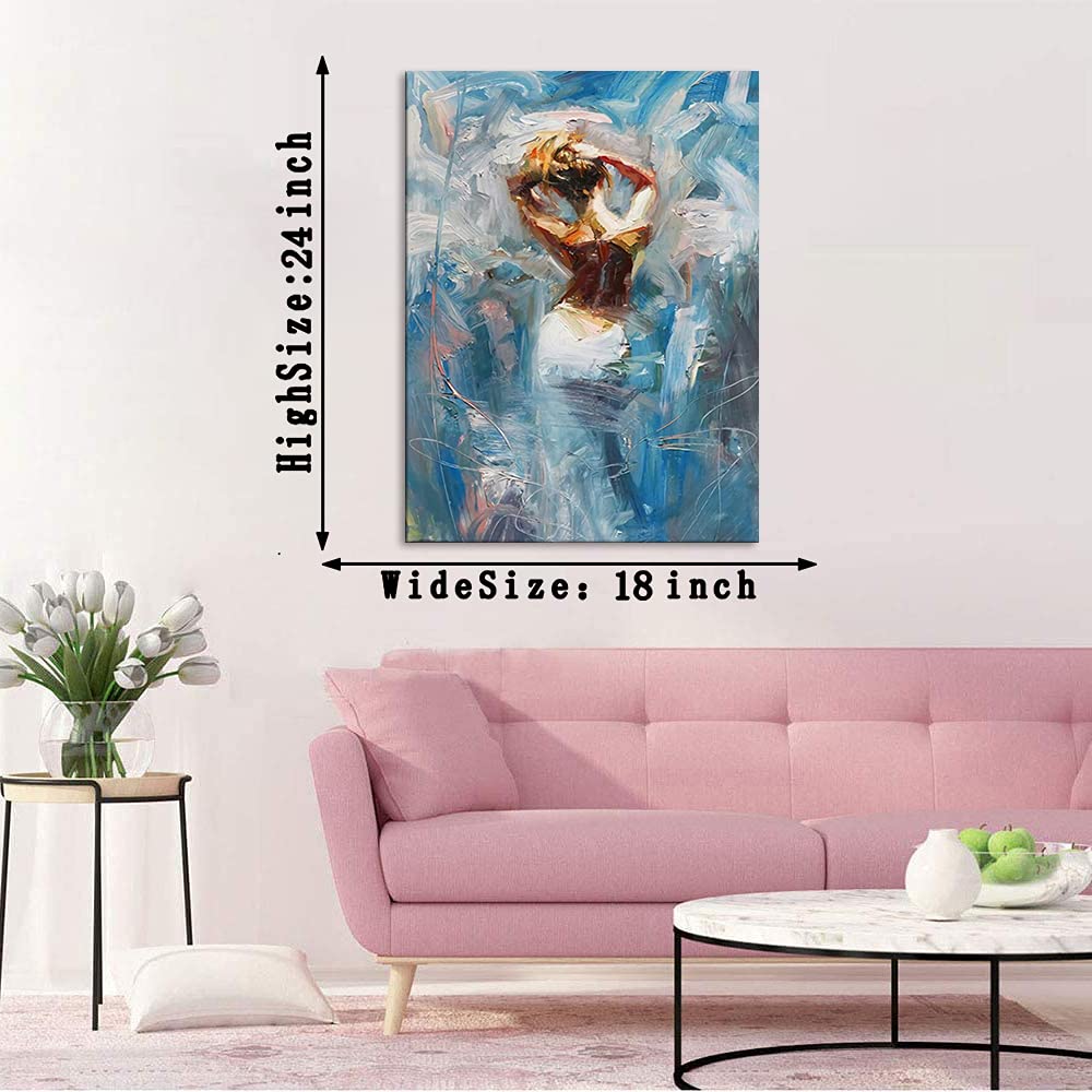 Modern Wall Decor Sexy Woman Body Canvas Prints Poster Abstract Ballet Woman Artwork Bedroom Bathroom Hotel Wall