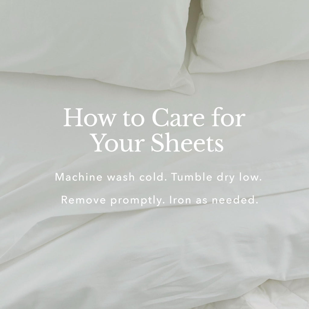 Heirloom Percale Sheet Set, Cotton, Natural