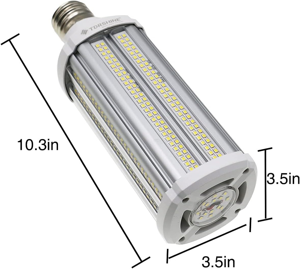 NC Super Bright 60W LED Corn Light Bulb 450 Watt Equivalent 7500 Lumens E39 Large Mogul Base Large Area 5000K