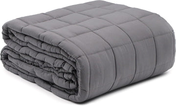 Microfiber Weighted Blanket Queen Size | 17 lb Heavy Blanket | 80" x 60" Breathable | Soft Microfiber with Glass