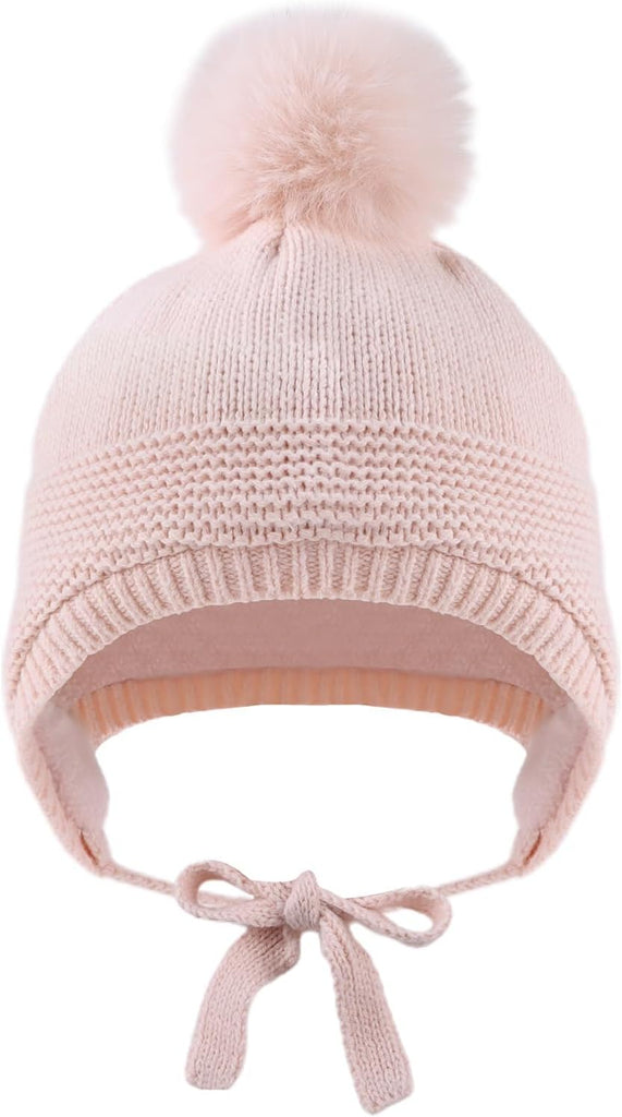 Basic Winter Baby Beanie Gloves Boy Girl Knitted Kids Hat Mitten