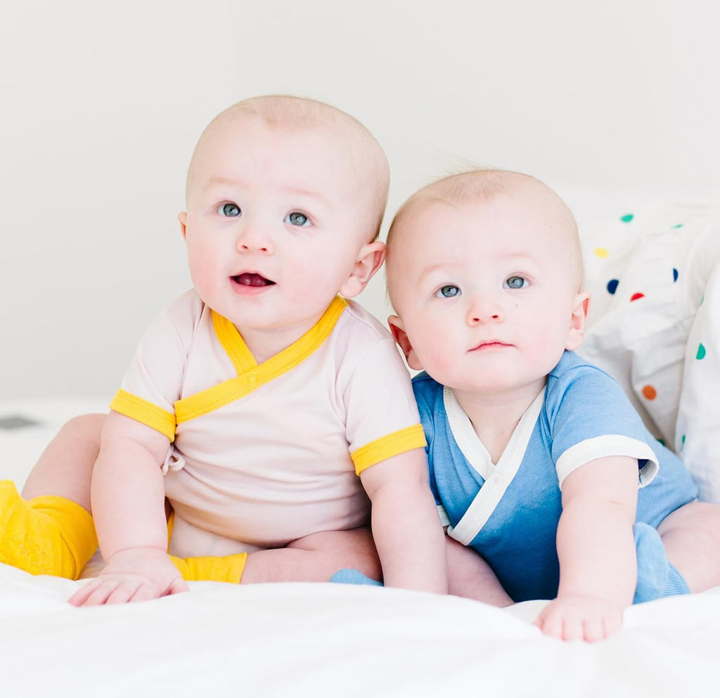 Baby Boys' Baby Short Sleeve Kimono Onesie