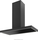 48 Inch Painted Steel Island Mount Range Hood Ultra-Quiet LED Lights