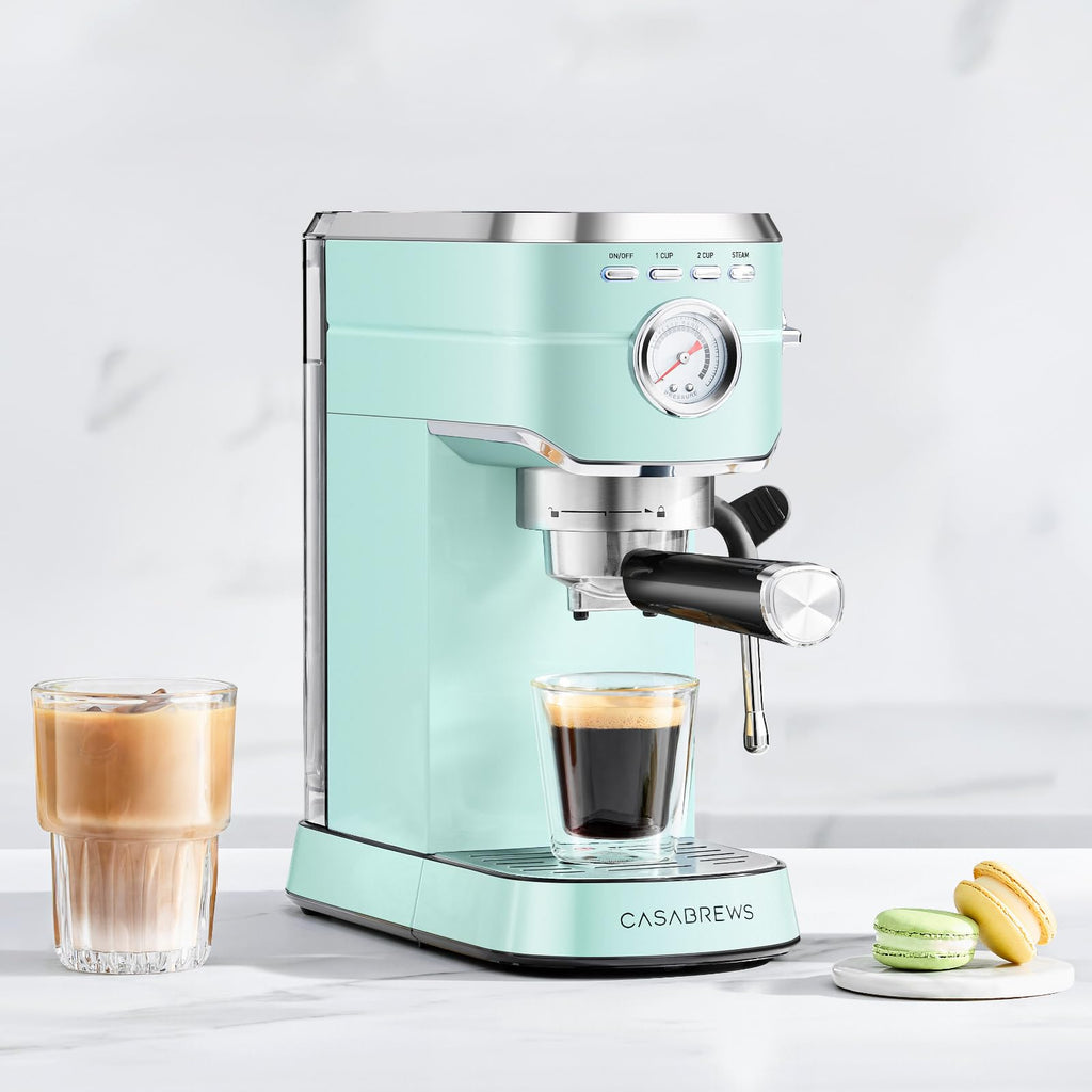 Espresso Machine, Small Coffee Maker with Steam Wand