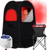 Swibow Portable Sauna Box for Relaxation, Detoxification, Steam Sauna Tent for Home with 3L Steam Generator