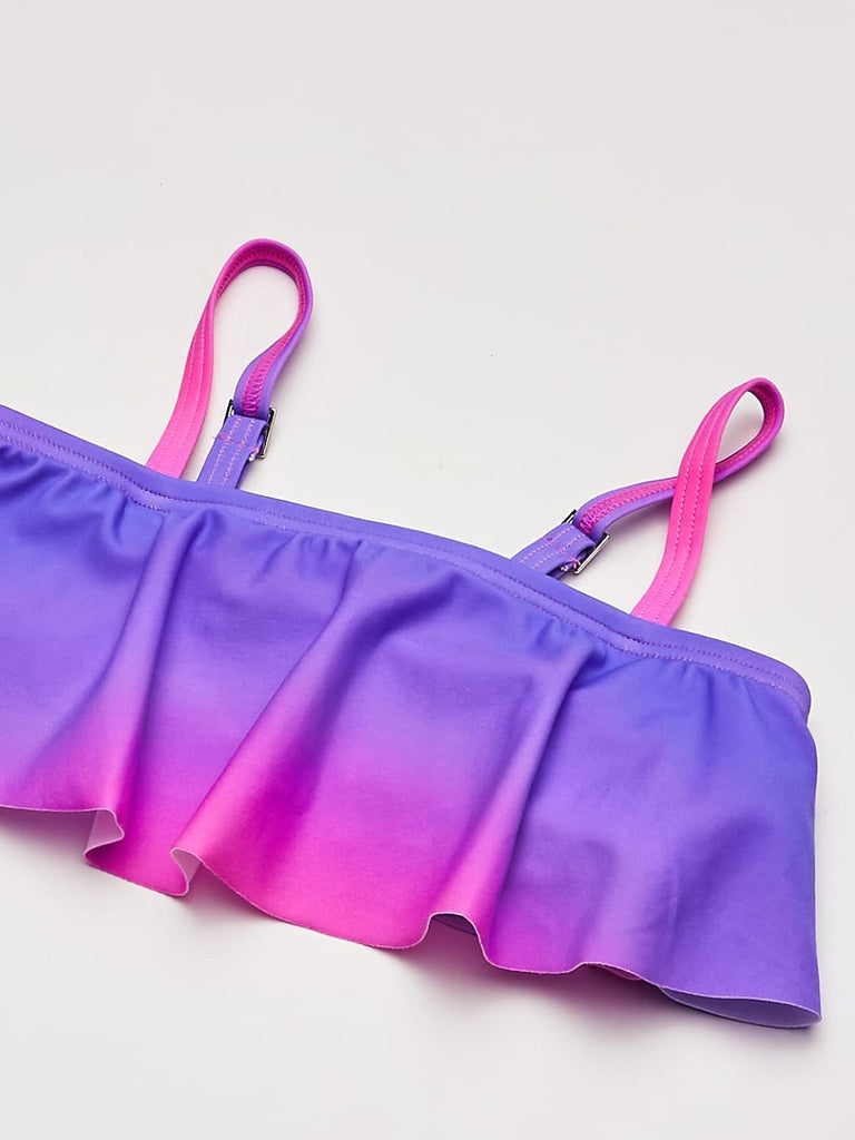 Surf Girls' Karlie Flounce Bikini Beach Sport 2 Piece Swimsuit
