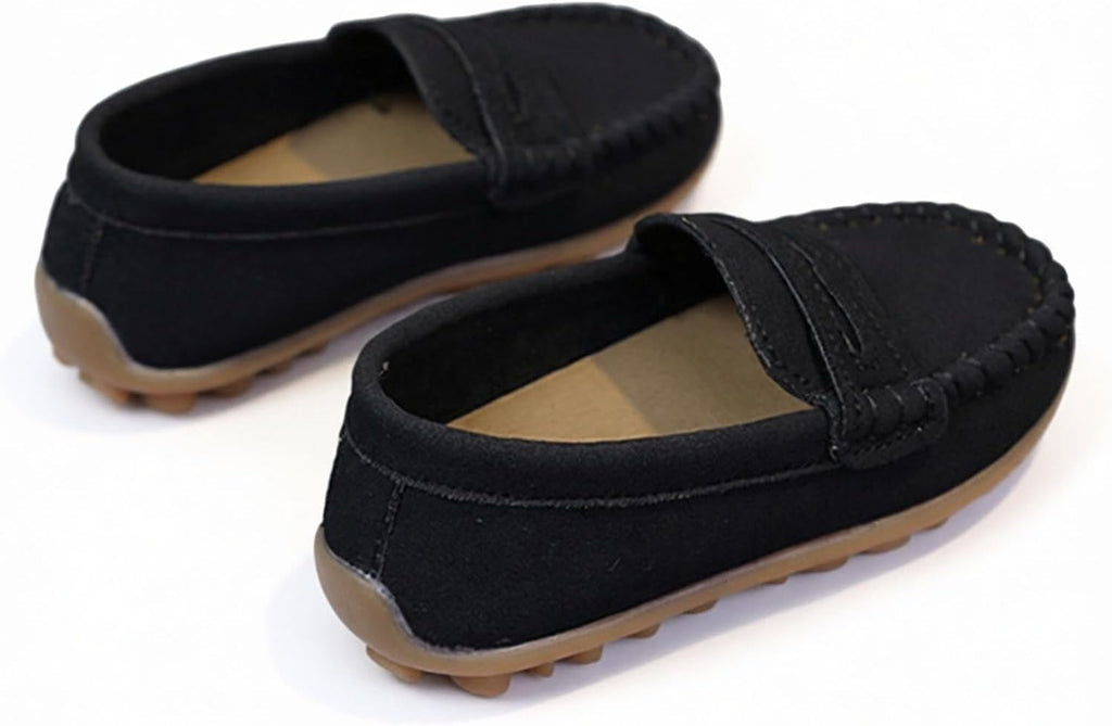 Toddler Boys Girls Slip On Loafers Dress Shoes Casual Moccasins