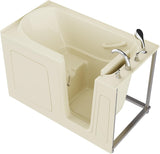 Tubs Series Wide Opening Door Right Drain Quick Fill Walk-In Soaking Tub in Biscuit Finish 32 in. x 60 in. | AMZ3260RBS