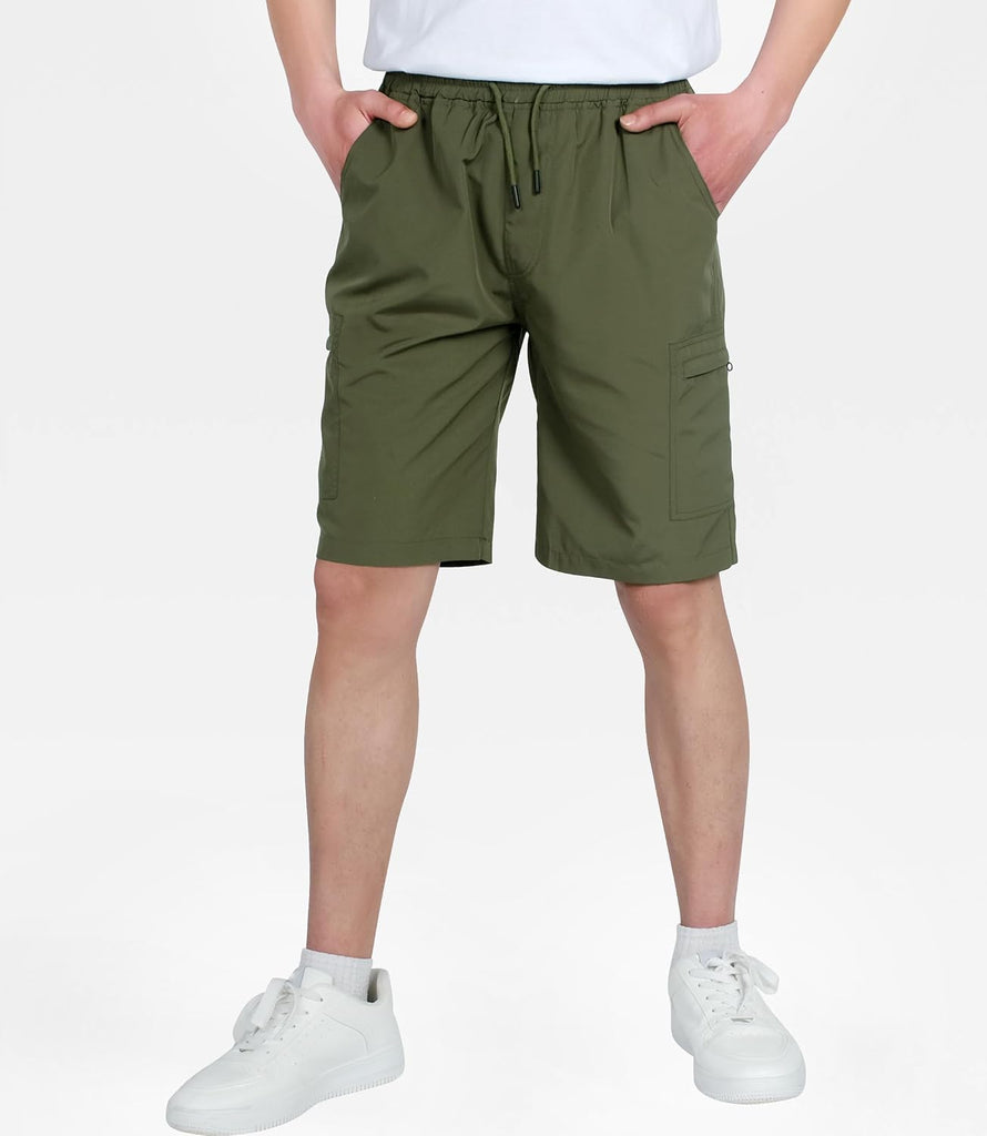 Boys Cargo Shorts, Pocket Quick Dry Hiking Shorts Kids