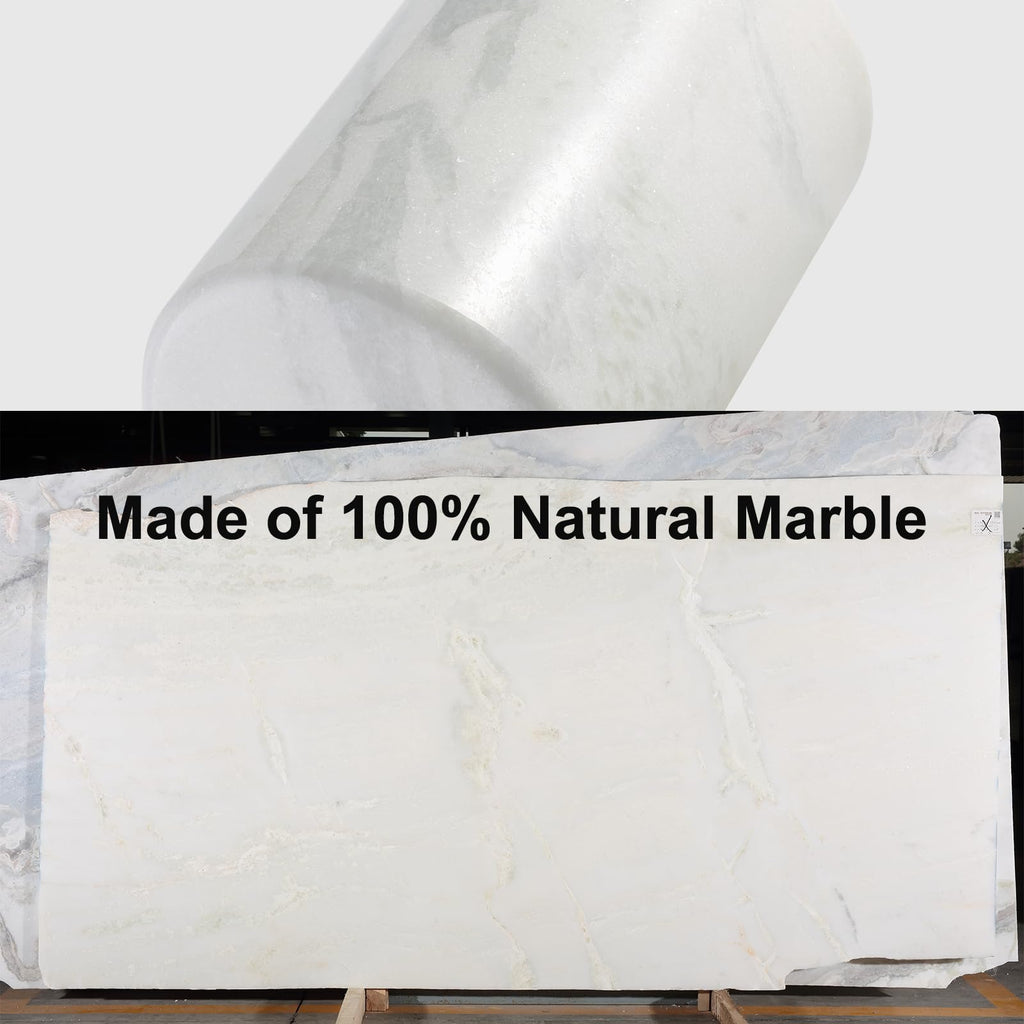 Natural Marble Utensil Holder Countertop