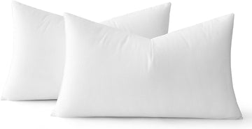 12x20 Pillow Inserts, Rectangle Decorative Throw Pillows - Set of 2