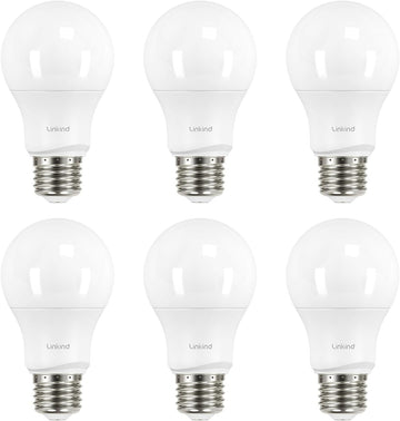 A19 LED Light Bulbs Dimmable, 40 Watt Equivalent, E26 Base, 2700K Soft White, 5W 450 Lumens CRI80+, 120V, UL Listed