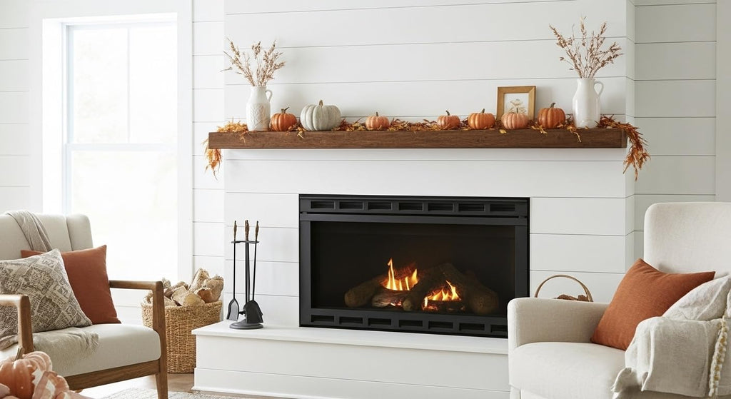 Reclaimed Wood Wall Shelf | Solid Rustic American Barnwood with Floating Shelf Brackets | 2.75" Thickness | 36" L x
