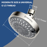 5-Mode High Pressure Shower Head - The Washington Post, NBC News, Today TV Show Recommended