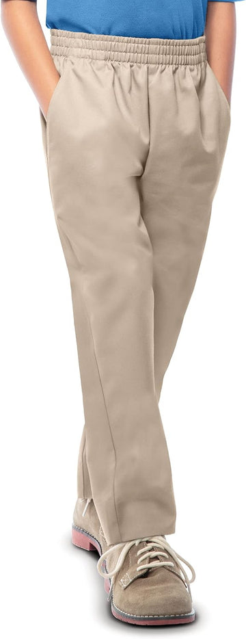 Uniforms Pull-On Pant with Boxer Elastic Waistband for Girls and Boys