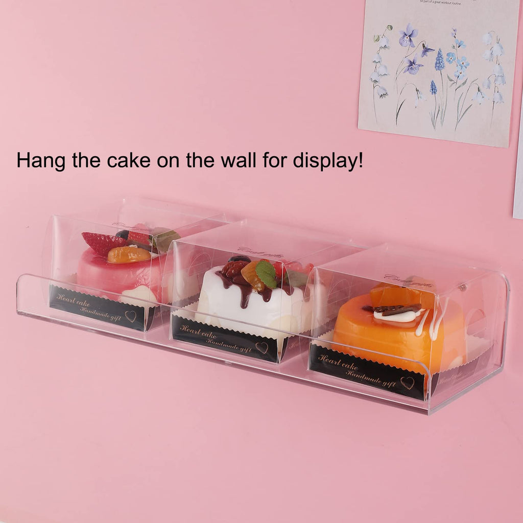 6 Pack Floating Shelves, 15 Inch Acrylic Shelves Floating Bookshelf, Funko Pop Display Shelf, Invisible Picture Ledge